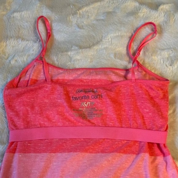 2/$30 Aeropostale Pink Favorite Cami Tank Top Ladies Junior Size XS - Picture 7 of 12